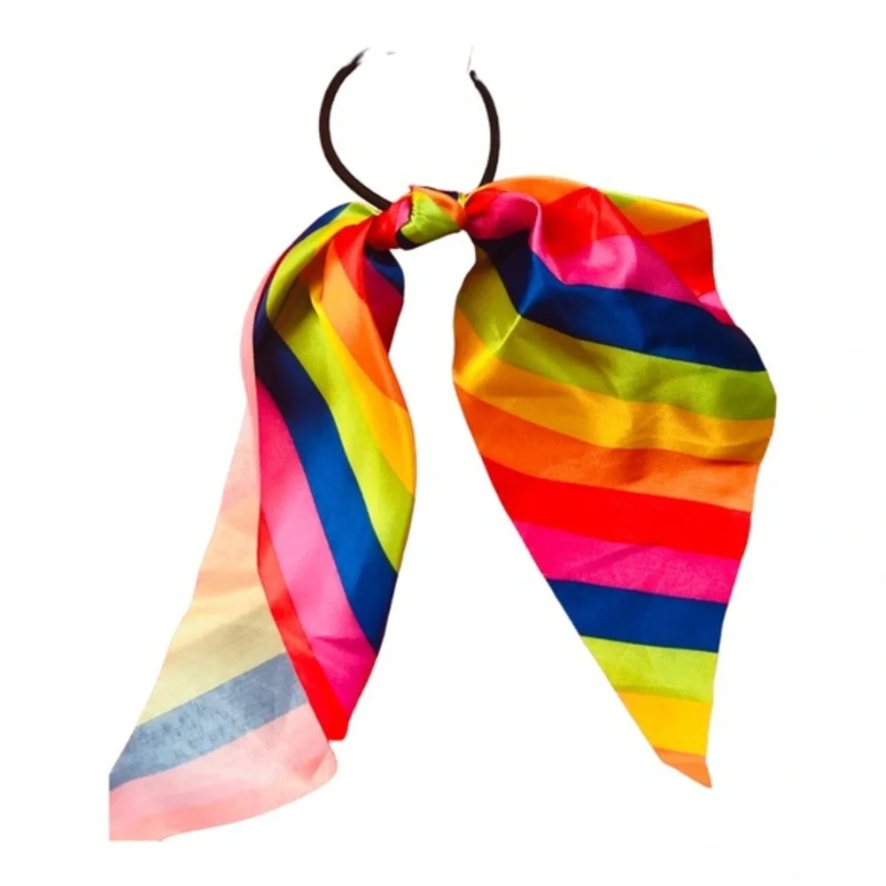 2pack‎ PRIDE rainbow headband head wrap hair scarf elastic hair accessories FREE
